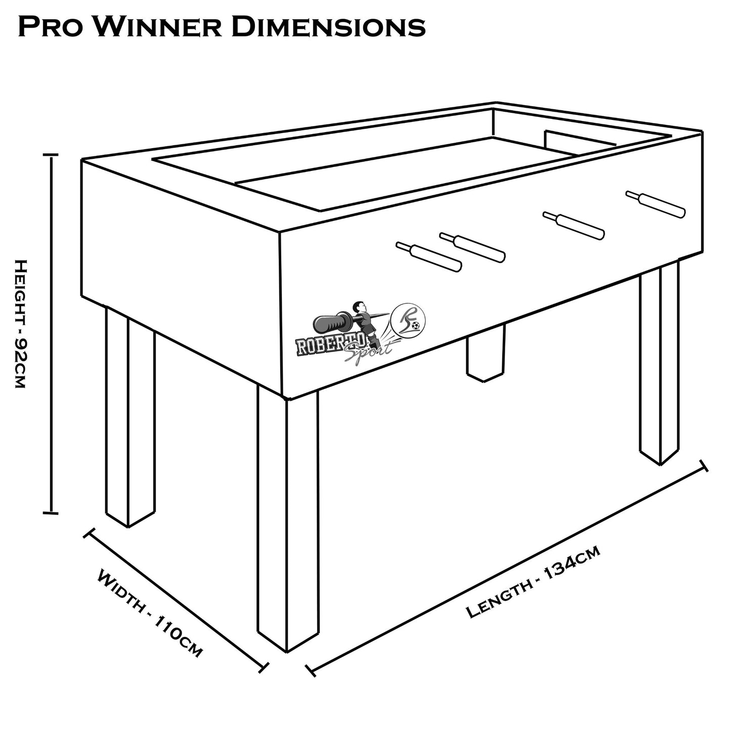 Pro Winner Football Table