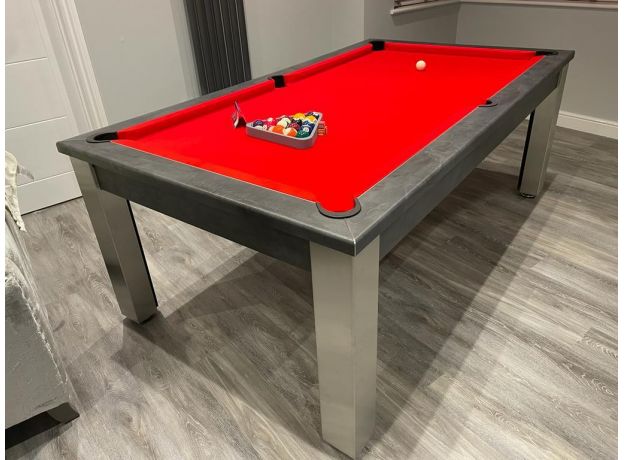 Elixir Slate Bed Pool Dining Table | Anthracite Slate Finish | 6ft & 7ft Sizes