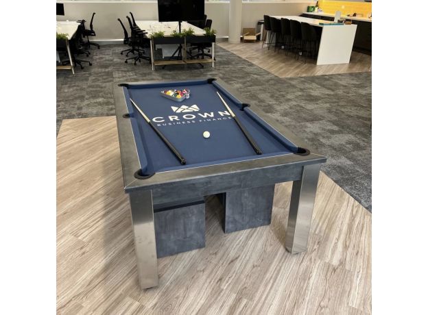 Elixir Slate Bed Pool Dining Table | Anthracite Slate Finish | 6ft & 7ft Sizes