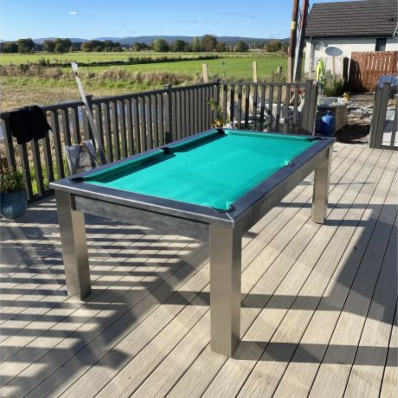 Elixir Outdoor Slate Bed Pool Table | Anthracite Slate Finish | 6ft & 7ft Sizes