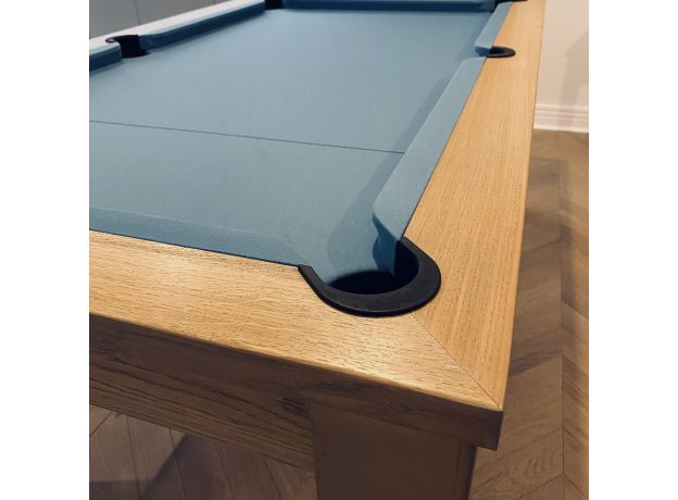 Elixir Slate Bed Pool Dining Table | Solid Oak & Wood Finishes | 6ft & 7ft Sizes