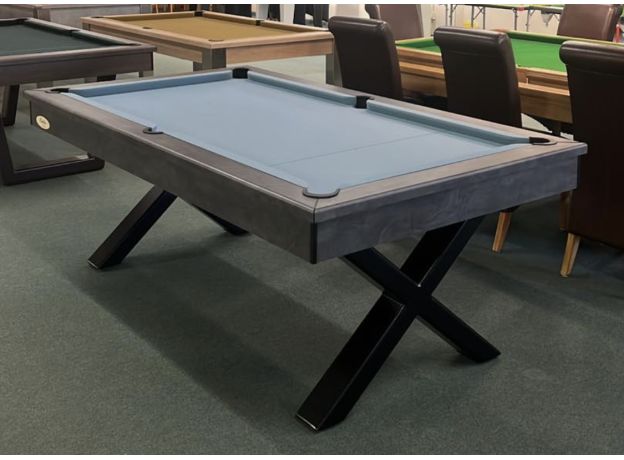 Xcalibur Slate Bed Pool Dining Table | Custom Finishes | 7ft Size